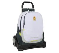 Mochila Escolar REAL MADRID 1ª Equip. 2025/26, Grande 42 cm. Con Carro EVOLUTION