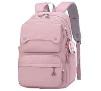 Mochila Escolar Resistente para Estudiantes con Diseño Elegante y Funcional para Organización Diaria y Máxima Comodidad (Purple-b, One Size)