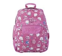 Mochila escolar rosa fiesta gatitos - Crayoles TOTTO TAMAÑO GRANDE