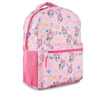 Mochila Escolar Sanrio Hello Kitty Allover - Hello Kitty, My Melody, Kuromi, Keroppi - Mochila Escolar con Licencia Oficial, Rosa, Talla Única, Moderna