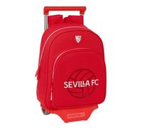 Mochila Escolar SEVILLA F.C. 2024, Infantil 34 cm. Con Carro