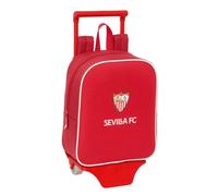 Safta Mochila guardería Sevilla FC con carro, cómoda y resistente 22x10x27 cm