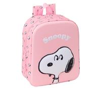 Mochila Escolar SNOOPY 3D, Guardería 27 cm.