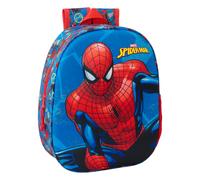 Mochila Escolar SPIDER-MAN 3D, Infantil 33 cm. Adaptable