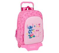 Safta STITCH CHILL - Mochila Escolar con Carro 905, Ideal para Niños de Diferentes Edades, Cómoda y Versátil, Calidad y Resistencia, 33x14x42 cm