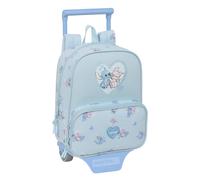 Mochila Escolar STITCH Love, Guardería 28 cm. Con Carro