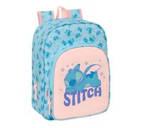 Mochila Escolar STITCH Ohana, Infantil 34 cm. Adaptable