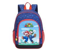 ToyBags Mochila Escolar Super Mario - 2 bolsillos laterales - Correas ajustables para comodidad durante todo el día - Espaldera acolchada - 37 X 27 X 17 CM