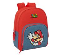 Mochila Escolar SUPER MARIO BROS Iconic, Infantil 34 cm. Adaptable