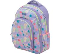 Mochila escolar Tandem doble cuerpo con dos compartimentos y bolsillo para portátil, capacidad 23 L, bolsillos laterales y acolchado ergonómico, lila rosa