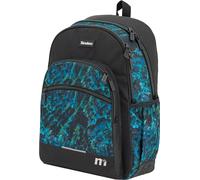 Mochila escolar Tandem Street Night doble compartimento con bolsillo acolchado para laptop y tirantes ergonómicos, azul negro, 20 L