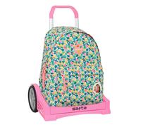 Mochila Escolar VAIANA Garden, Grande 42 cm. Con Carro EVOLUTION
