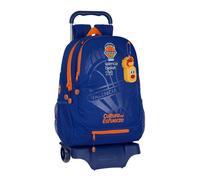 Mochila Escolar VALENCIA BASKET Con Carro 32 x 44 x 16 cm.