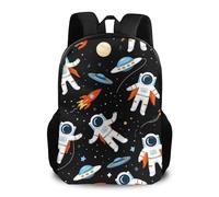 Mochila Espacio Planeta Astronauta Cohete Backpack Unisex Mochilas Escolares Campamento Mochilas para Aire Libre Travel Senderismo