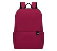 Mochila estudiantil 2026, patrón de moda, simple color sólido, ligero, cómoda correa para el hombro, mochila de viaje al aire libre, mochila de gran capacidad, rojo, Einheitsgröße, Mochilas rucksack