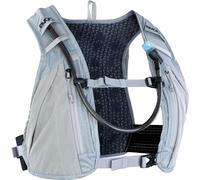 Mochila EVOC Hydro Pro 6 + Hydration Bladder 1,5, Piedra | Mochila de hidratación: 2 espacios para avituallamiento, bolsillos con cremallera, clip magnético para tubo y bolsa de 1,5 l