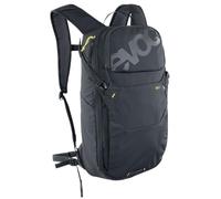 Mochila EVOC RIDE 8 + HYDRATION BLADDER 2, negra | Mochila de ciclismo y senderismo para rutas de montaña y otras actividades, con compartimentos bien organizados