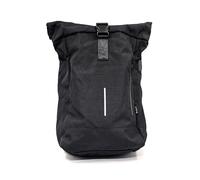 Ewent Mochila Enrollable Unisex para Portátiles de hasta 17,3", Mochila de Viaje, Impermeable, Ampliable 25,5 L-34 L, con Bolsillo Antirrobo, con USB-C/USB-A, Correa para Trolley, 50x32x14cm Negro