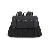 Mochila for cambiar pañales de bebé, bolsa partición multifuncional gran capacidad, adecuada for viajes diarios al aire libre, almacenamiento hospitalaria, buen regalo for recién nacidos(Black)