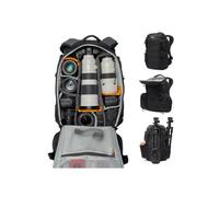 Mochila Fotográfica - Lowepro - ProTactic BP 450 AW III - 4 Puntos de Acceso - Confort ActivZone - Tejido Reciclado