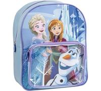 Mochila Frozen Elsa Anna y Olaf Original Disney con Diseño de Invierno y Personajes | Mochila Frozen Infantil Grande Preescolar Primaria Niñas Ligera y Resistente