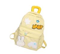 Mochila funcional para adolescentes, mochila escolar de gran capacidad, mochila de nailon para libros, viajes, mochila escolar, Como se muestra en la imagen
