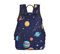 Mochila Galaxia Espacial, Estrella Zodiacal, Planeta, Constelación Daypack Campamento Mochilas Escolares Unisex Backpack para Portátil Travel Escolar