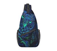 Mochila Galaxy Owl Hammerhead Sharks para Hombre y Mujer, Mochila Multiusos para el Pecho, Mochila de Viaje, Bolsa Cruzada antirrobo