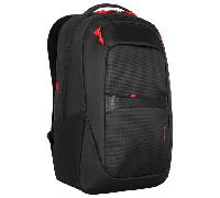 Targus TBB639GL Mochila para Juegos Strike II de 17,3" Amplia Capacidad de 27L con Compartimento Interno para Accesorios de Juego - Negra