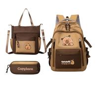 Mochila Gatito Lindo Kit De Bolsa Para Lápices Y Bolso | Mochila Grande Animales Niños Dibujos Libros Portátil Tableta Botella De Agua Para Estudiantes Escuela Viajes Cumple Navidad