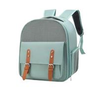 Mochila Gato Bolsa For Gatos, Bolsa Portátil For Mascotas For Salidas, Bolsa Universal Transparente De Doble Hombro, Bolsa For Gatos Portátil Y Transpirable Mochila Gatos Transporte(Green)