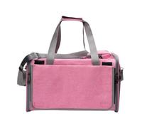 Mochila Gato Bolsa For Gatos De Moda, Bolsa For Mascotas For Coche Transpirable Y Ligera, Bolsa Portátil For Mascotas Plegable For Salida De Mascotas, Bolsa For Gatos Mochila Gatos Transporte(Pink)