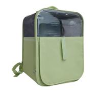 Mochila Gato Bolsa For Gatos, Mochila Portátil For Gatos Y Mascotas, Bolsa Transparente De Almacenamiento Multifuncional For Gatos For Mochilas Mochila Gatos Transporte(Green)