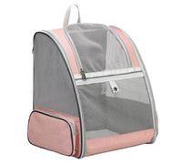 Mochila Gato Bolso For Gatos Moderno Y Versátil, Bolso Portátil For Mascotas, Bolso De Hombro, Bolso For Gatos Transpirable Portátil Transparente Mochila Gatos Transporte(Pink)