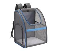 Mochila Gato Mochila For Mascotas Transpirable De Red A La Moda, Mochila Portátil For Mascotas Al Aire Libre, Bolsa Universal For Mascotas For Gatos Y Perros Mochila Gatos Transporte(Blue)