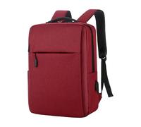 Mochila genérica para ordenador portátil - Oxford, mochila de gran capacidad | Bolsas casuales para ordenador | para libros de portátiles almuerzos de v, rojo, Se référer au descriptif