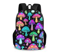 Mochila Gótico Gótico Hippies Alucinante Hongo Mágico Daypack Campamento Mochilas Escolares Tipo Casual Backpack para Escolar Portátil Aire Libre
