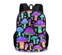 Mochila Gótico Gótico Hippies Alucinante Hongo Mágico Mochila Escolar Escolares Daypack Práctica Mochilas para Senderismo Aire Libre Escolar