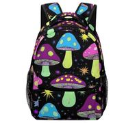 Mochila Gótico Gótico Magia Hippies Alucinante Hongo Mochilas Escolares Campamento Daypack Escolares Mochila Escolar para Portátil Aire Libre Escolar