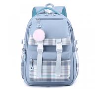Mochila grande de viaje, mochila de hombro para portátil, mochila para libros de estudiante - Azul