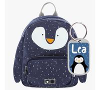 Mochila grande Mr. Penguin Trixie personalizable