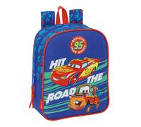 Safta CARS - Mochila Infantil, Mochila Niño, Mochila Escolar, Adaptable a Carro, Ideal para Guardería, Cómoda y Versátil, Calidad y Resistencia, 22x10x27 cm