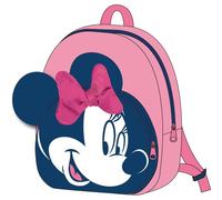 Mochila Guarderia Personaje Minnie Medidas 18.0x22.0x12.0 cm Niñ@s pequeños Asas Ajustables y Ergonómica | Mochila Infantil Comodidad y Ajuste con Espacio, Material Resistente y Fácil de Limpiar