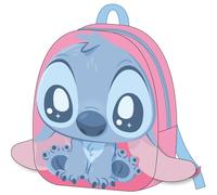 Mochila Guarderia Personaje Stitch Medidas 18.0x22.0x4.0 cm para Niñ@s pequeños con Asas Ajustables y Ergonómica | Mochila Infantil Comodidad y Ajuste Espacio, Material Resistente y Fácil de Limpiar