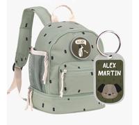 Mochila Happy Prints Light Olive Lässig personalizable
