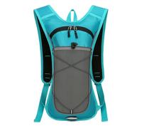Mochila Hidratación, Mochila con Depósito de Agua, con Bandas Reflectantes Tirantes Ajustables Tejido Nylon Ligero para Senderismo Ciclismo Viajes Motocicleta