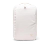 Mochila hombre viaje de 30 l en tejido ecológico beige con funda ordenador 16