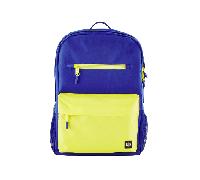Mochila HP Campus 7J596AA para Portátiles hasta 15.6'/ Azul y Lima