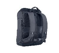 HP Travel Mochila para Portatiles de hasta 15,6" (Capacidad 25L, Ampliable hasta 30 L, Impermeable, Ergonómica, Bolsillo con Bloqueo RFID, Cremalleras con Cierre) Color Azul Oscuro