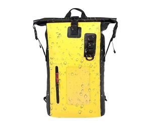 Mochila Impermeable: Bolsa Seca Impermeable Para Deportes Acuáticos, Senderismo, Kayak, Playa, Con Correas Ajustables Y Bolsillo Al Aire Libre, Bolso Impermeable Flotante De 20 Litros, Duradero, Liger